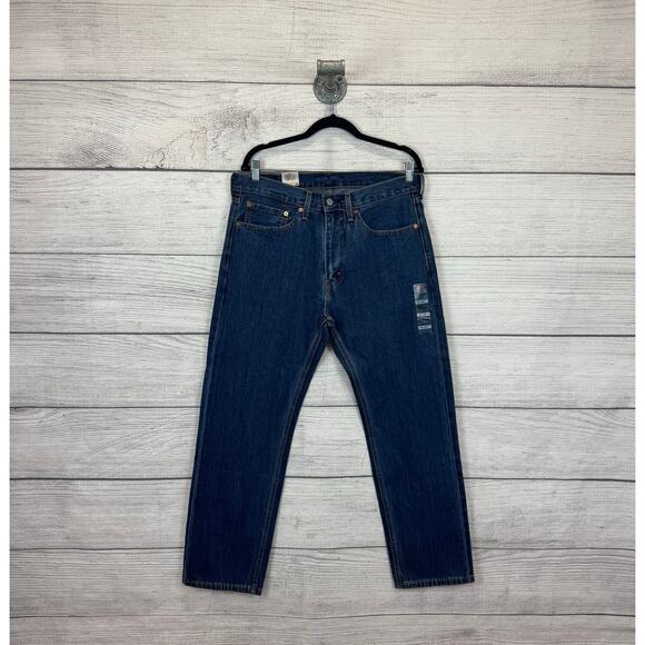 Levi's Men's 505 Regular Fit Straight Leg Jeans Size 34x30 - Picture 1 of 6